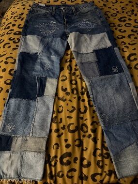Women’s Levis Denim Multi Patch Jeans
